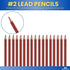 1InTheOffice Red Grading Pencils #2 Lead, Red Pre Sharpened Checking Pencils 48 Pack...