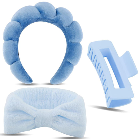 Spa Headband, Skincare Headband, Face Wash Headband, Headband for Washing Face, Makeup Headband, Bubble Headband, Teen Girl Gifts Trendy Stuff, Cu...