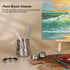 Paint Brush Cleaner and Holder - Airtight Stainless Steel Brush Washer for Painting with Removable Porous Filter (Medium)...