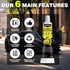 Engine Sealant, Gray Engine Sealant, Cylinder Head Sealant, Oil Pan Sealant, Silicone Sealant, High Temperature Silicone Heat and Oil Resistant - ...