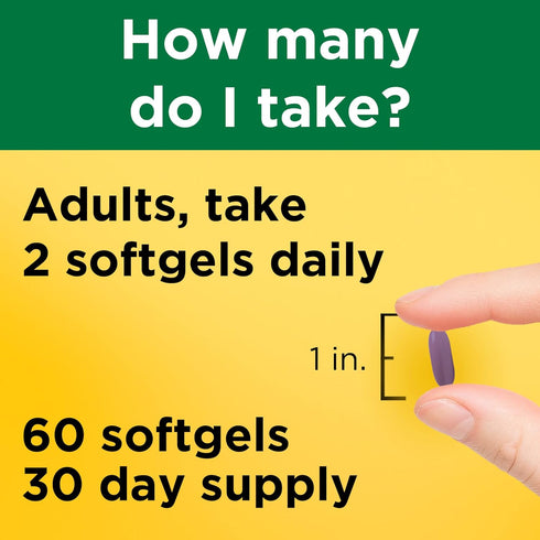 Nature Made Magnesium Citrate 250 mg per serving, Magnesium Supplement for Muscle, Nerve, Bone and Heart Support, 60 Softgels, 30 Day Supply...