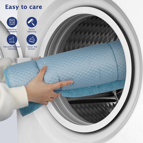 Dog Bed Mat, Dog Crate Pad Reversible,Soft Kennel Pad, Washable Dog Crate Mat (Cool and Warm),Pet Sleeping Mattress for Small Medium Dogs XB009 (2...