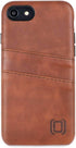 Dockem Wallet Case for iPhone SE 3 (2022), SE 2 (2020) & iPhone 8/7 with Metal Plate for Magnetic Mounting & 2 Card Holder Slots (Exec M2, Brown)...