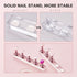 Makartt Nail Stand for Nails Art Display Practice Nail Holder for Painting Nails Stand for False Nail Press On Designs Magnetic Fake Nail Holder w...