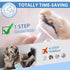 Paw Cleaner for Dogs and Cats, No-Rinse Foaming Cleanser, PH Balanced Deodorizing Paw Wash with Silicone Brush, Dog Paw Scrubber, Foot Cleaner Bru...