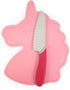 Handstand Kitchen Unicorn Shaped Cutting Board with 6" Serrated Knife for Kid Safe Cooking...