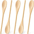 MORGLES 5PCS Wooden Spoons for Cooking, 12 inches Long Handle Spoons for Mixing,Tasting Stirring food, Large Wooden Cooking Utensils for Cooking a...