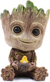 Mini Groot Figurine Miniature Model Home Accessories Decompression Artefact Kids (Bird Nest Model)...