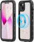 iPhone 14 Waterproof Case -Full Body Protection, Built-in scratch resistant & anti-fingerprint Screen Protector, Wireless Charging, Dust,Drop,Snow...