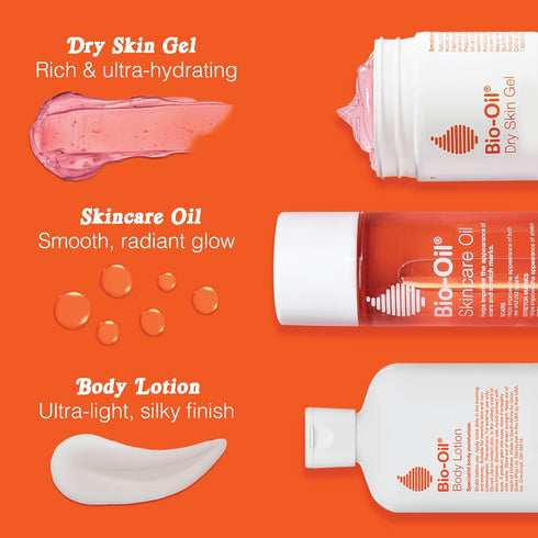 Bio-Oil Dry Skin Gel, Face and Body Moisturizer, Fast Absorbing Hydration, with Soothing Emollients and Vitamin B3, Non-Comedogenic, 1.7 oz...