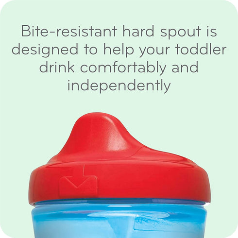 NUK Sesame Street Hard Spout Cup, 10 Oz, 2 Pack – BPA Free, Spill Proof Sippy Cup...