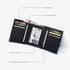 ESTALON Leather Trifold Wallet For Men - RFID Blocking - 6 Card Slots, 2 Slip Pockets & 1 Front ID Window - Minimalist Design, Slim Wallet...