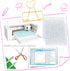 BANLTRE 12 Pieces 6 mil Blank Template Material Stencils Mylar for Cutting Paper Clear Transparency Sheet 12 × 12 inch (12-6 mil)...