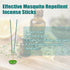 60 Pcs Mosquito Repellent Incense Sticks Outdoor Patio, Citronella Repellent Incense Sticks Outdoor, Deet Free Natural Plant Bug Mosquitoes Repell...