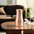 Indian Art Villa Pure Copper Bedroom Water Bottle With Inbuilt Glass & Hammered Shine Design, Drinkware, Storage Purpose, Volume-32 Oz...