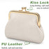 Coin Purse, Small PU Leather Change Purse, Coin Purse Wallet with Clasp, Car Coin Holder Pouch for Woman Men Kids Girls (Apricot)...