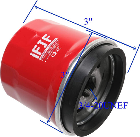 iFJF 29539579 Spin-on Oil Filter Replacement for Chevy Silverado/GMC Sierra 2500HD 3500 2001-2019 With 6.6L Duramax Diesel Engine...