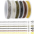 6 Rolls Jewelry Making Chains with Lobster Clasps & Jump Rings 59 Feet Chain Making Kit for DIY Craft Necklace Bracelet Earring Cable Link Chain J...
