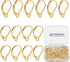 100Pcs 14K Gold Filled Leverback Earwires French Earring Hooks,Hypoallergenic Dangle Ear Wire Findings for DIY Jewelry Making Supplies (Gold-Frenc...