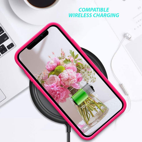 ZUSLAB Case Compatible with Apple iPhone XR, Soft Slim Thin Silicone Gel Rubber Bumper Phone Cover, Hard Shell Shockproof Full-Body Protective Cas...