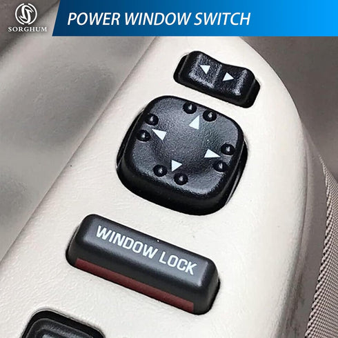 Sorghum Power Mirror Switch - Power Mirror Control Switch Button Compatible with 1998-2002 Chevrolet Blazer Tahoe Silverado Suburban GMC Sierra Yu...