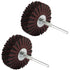 Rocaris 2 Pack Abrasive Flap Wheel - 120# Nylon Sanding Wheel Brush Abrasive Grinding Head with 1/4 Inch Shank for Woodworking Root Carving Furnit...