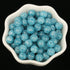 45pcs 8mm Natural Stone Beads Blue Chalcedony Beads Crystal Gemstone for Jewelry Making, DIY Bracelet Necklace...
