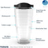 Tervis Zodiac Galaxy Made in USA Double Walled Insulated Tumbler Travel Cup Keeps Drinks Cold & Hot, 24oz, Classic...