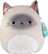 Squishmallows Original 10-Inch Felton The Siamese Cat - Official Jazwares Plush - Collectible Soft & Squishy Stuffed Animal Toy - Add to Your Squa...