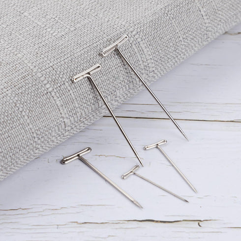 Mr. Pen- T Pins for Sewing, 220 Pack, Assorted Sizes, Wig T Pins for Blocking Knitting...
