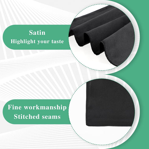 Men's Pocket Square Satin Pocket Square for Men Solid Color Neckties Handkerchief Suit Pocket Squares for Men…...