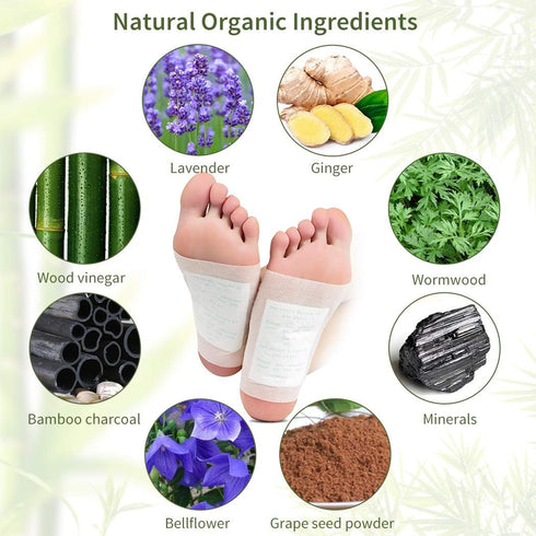 Foot Pads, Fanspack 100Pcs Foot Pads Pain Relief Health Care Foot Care Pads with 100Pcs Adhesive Sheets...