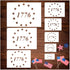 Large American Flag Stencil Star Stencils for Painting 50 Stars Military Template for Flag Patriotic Wood Burning Stencils for Spray Painting on S...