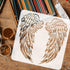 FINGERINSPIRE Angel Wings Painting Stencil 11.8x11.8 inch Reusable Angel Wings Pattern Drawing Template DIY Angel Wings Decoration Stencil for Pai...