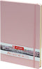 Tarens T9314-013M Art Creations Sketchbook, Drawing Notebook, 8.3 x 11.7 inches (21 x 29.7 cm), Pastel Pink, Thickness: 4.9 oz/sq ft (140 g/m2), F...
