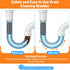Enhon Drain Bladder, Drain Cleaning Bladder Fits 4" to 6" Drain Pipe, Unclogs Stubborn Blockages in Main Drain & Sewer Line Bathroom Sinks, Shower...