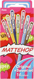 Pentel Matte Hop Original + Sweet Color Ballpoint Pen, 14 Colors K110-V14ST...