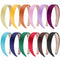 SIQUK 12 Pieces Satin Headbands 1 Inch Wide Non-slip Headband Colorful Headbands DIY Hair Headband for Women and Girls,12 Colors...