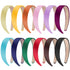 SIQUK 12 Pieces Satin Headbands 1 Inch Wide Non-slip Headband Colorful Headbands DIY Hair Headband for Women and Girls,12 Colors...