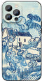 Compatible with iPhone 14 Pro Max Case, Van Gogh Abstract Blue Lines Impression Landscape Phone Case, Aesthetic Vintage Phone Cover...
