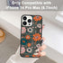Vintage Pumpkins Head Flower Hear Phone Case Fit for iPhone iPhone 14 Pro Max, TPU Shockproof Protective iPhone Case Spooky Halloween Spider Web P...