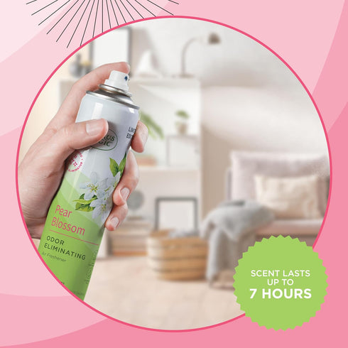 Citrus Magic Limited Edition Odor Eliminating Air Freshener Spray, Pear Blossom, 3-Ounce, Pack of 3...