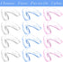 Kids Mouth Guard Blue for Grinding Teeth 8 Pack Moldable Night Guards for Clenching Teeth | Comfortable Dental Guard | Stops Bruxism and Tmj | Inc...