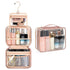 CUBETASTIC Clear Makeup Bag for Women, Transparent Cosmetic Organizer Case for Travelling, Hanging Toiletry Bag for Travel Essentials 3 Comparment...