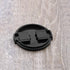 4Pcs 52mm Snap-on Front Camera Lens Cap with Elastic Lens Cap Keeper Fitting Any with 52mm Screw in Filter Thread Camera Black...