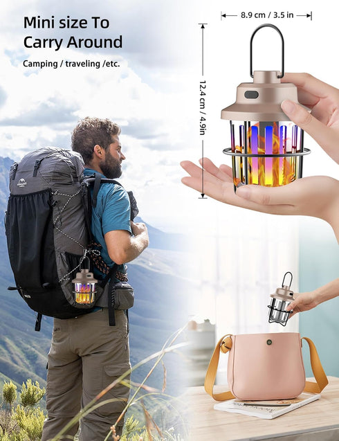 Bug Zapper Outdoor Camping Light Flashlight with Mosquito Zapper, Portable & Rechargeable Flying Insect Killer Lantern, IPX4 Waterproof Indoor and...