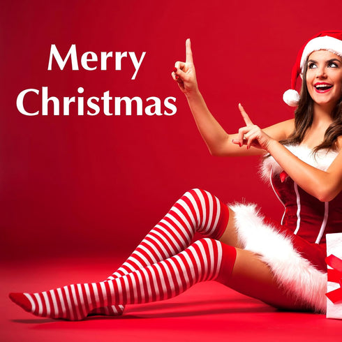 2 Pair Womens Striped Knee High Socks for Women Striped Thigh High Socks Long Tube Socks Striped Stockings Sport Athletic Stripe Socks...