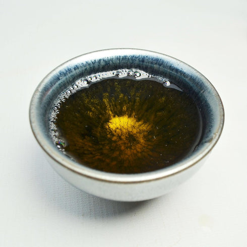 Janzhan Tea cup Chinese Kungfu Teacup 120ml Tea Bowl Temmoku Jianzhan Cup (4oz)...