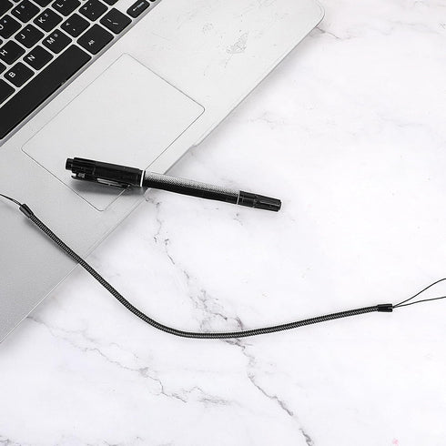 9 PCS Elastic Lanyard Tether Retractable Spring Coil Strap Pens Coil Spring Straps Touch Pens Plastic Coil Spring Leash Stylus Lanyard Cord for Te...