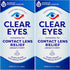 Clear Eyes Eye Drops, Contact Lens Multi-Action Relief,2 Count...